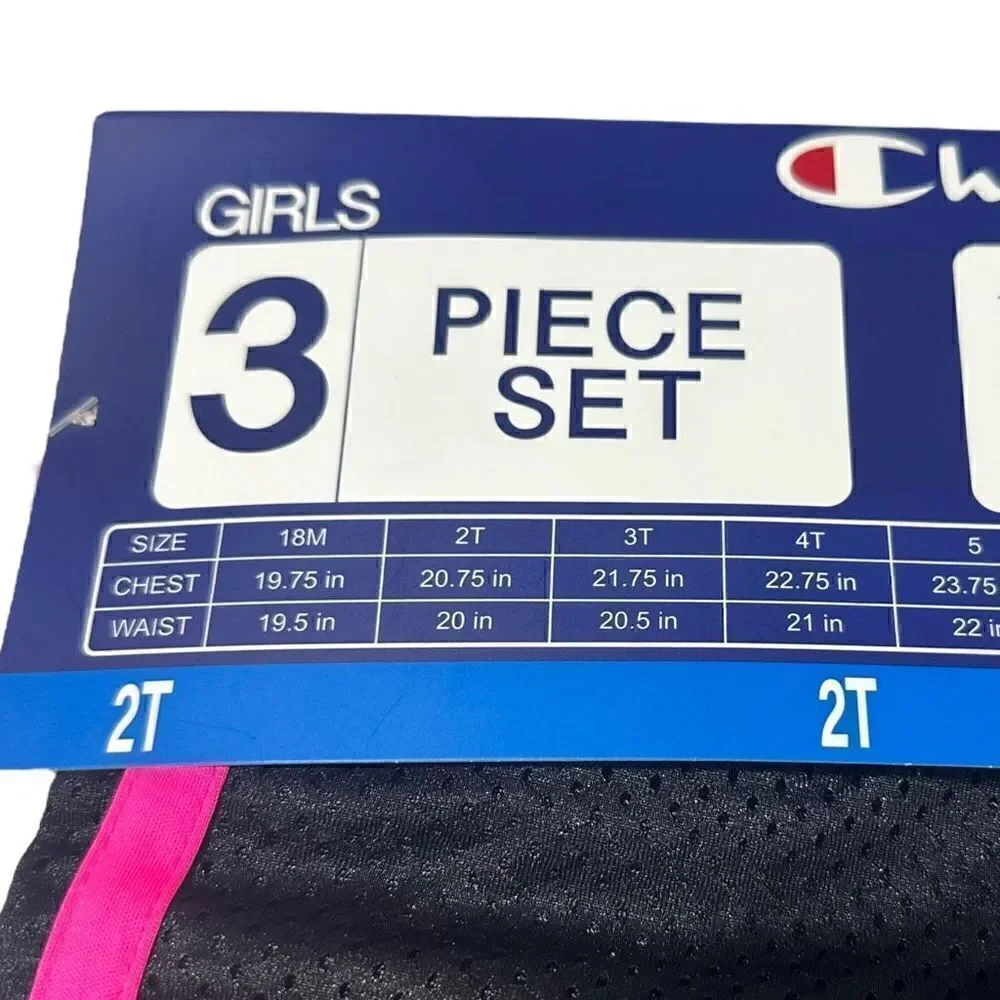 Champion Toddler Girls 3 Piece Active Set Size 2T